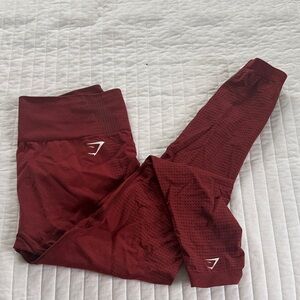 Gymshark Burgundy Leggings